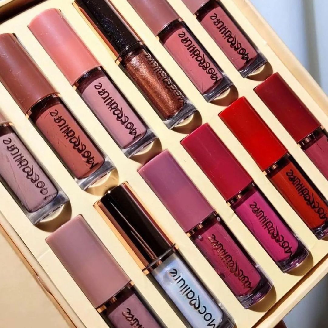 Matte Lip Gloss Set ( Pack of 12 )