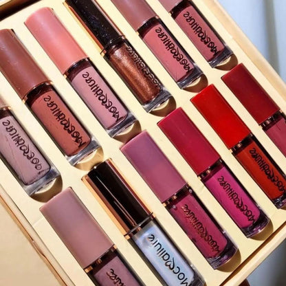 Matte Lip Gloss Set ( Pack of 12 )