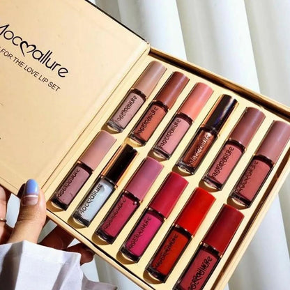 Matte Lip Gloss Set ( Pack of 12 )