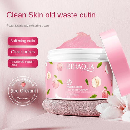 BIOAQUA Peach Exfoliating Gel – Face & Body Care 140G